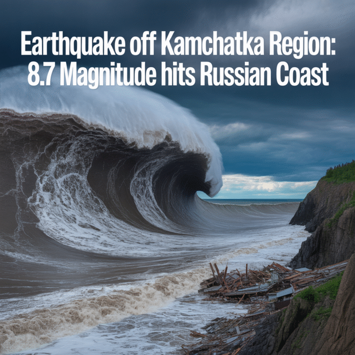 Kamchatka Earthquake: 8.7 Magnitude Triggers Tsunami