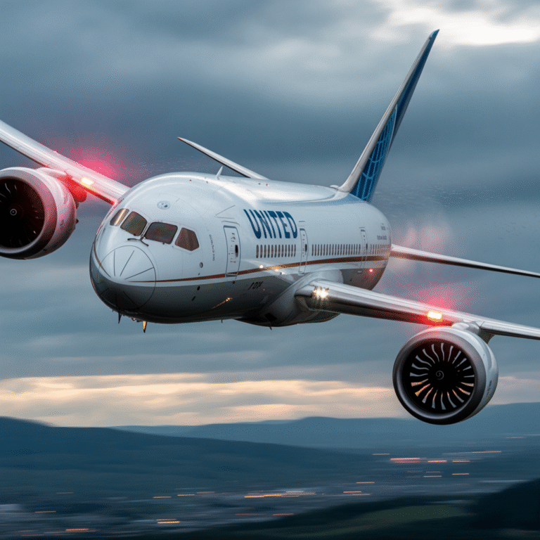 United Airlines engine failure on Boeing 787 Dreamliner
