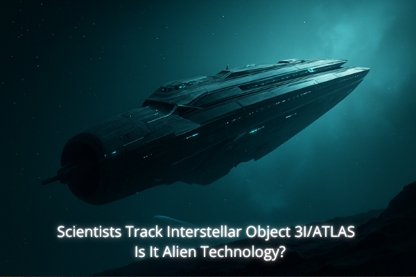 Image of 3I/ATLAS approaching the Sun; Telescope observing interstellar object 3I/ATLAS