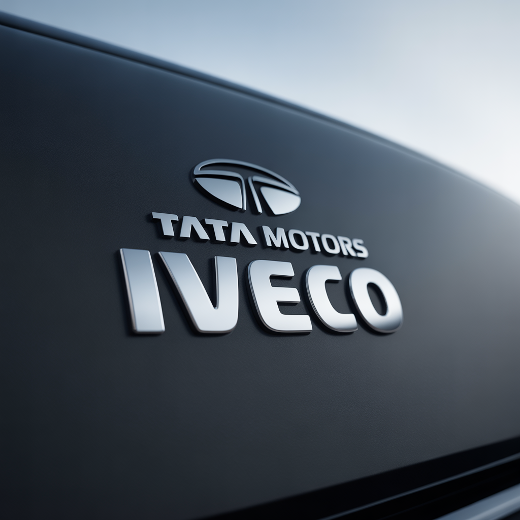 Tata Motors Iveco acquisition logos representing global commercial vehicle merger