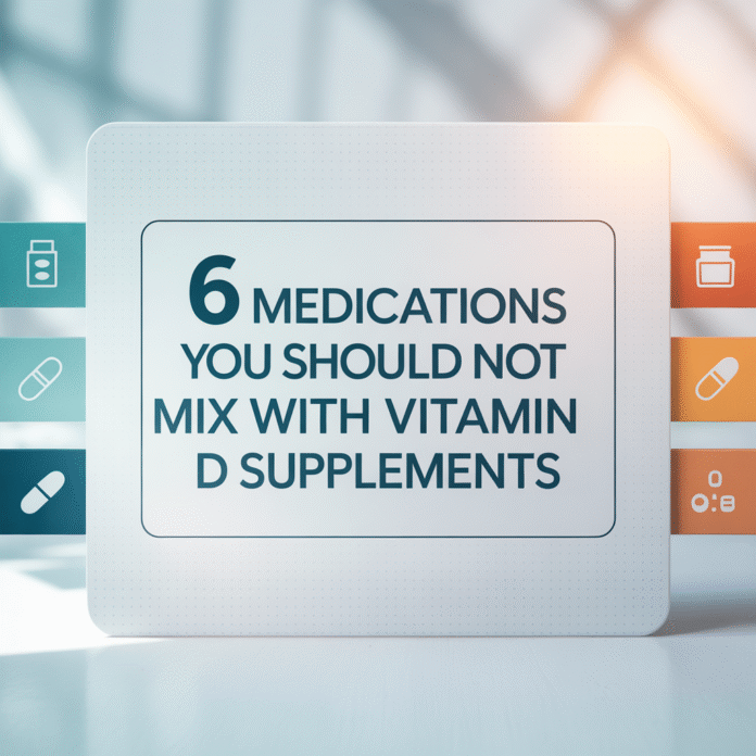 6 Medications You Should Not Mix With Vitamin D Supplements