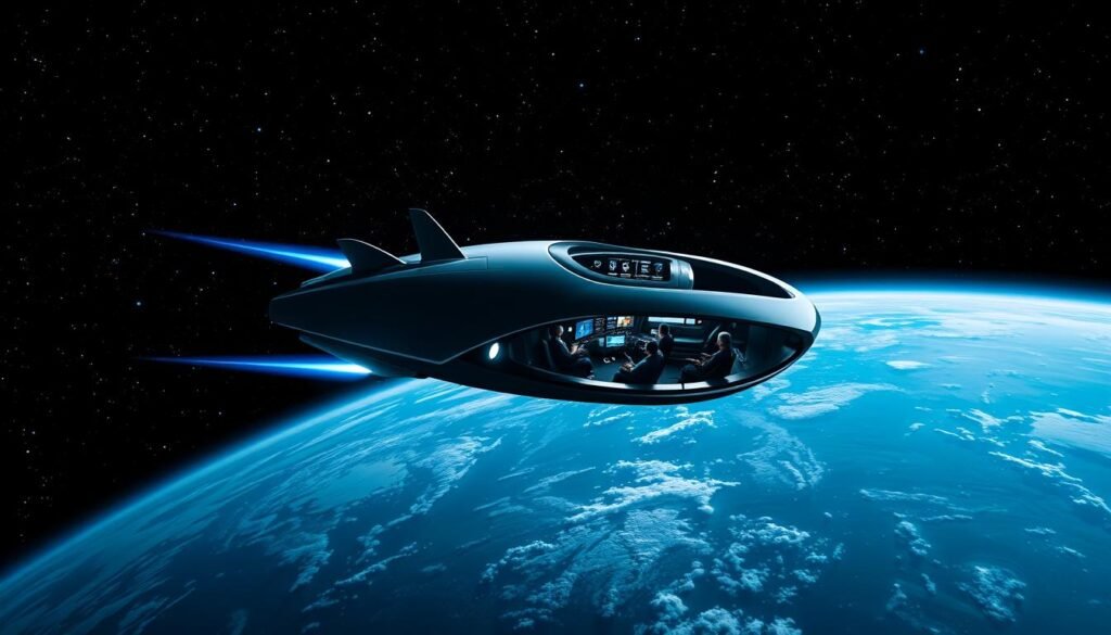 technology in space tourism