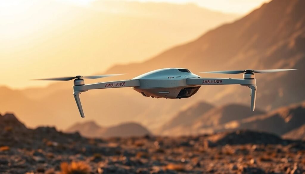 AI drone ambulance