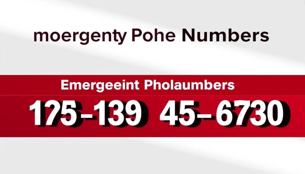 Emergency government phone numbers, displayed prominently against a clean, minimalist backdrop. The numbers are crisp and legible, using a bold, easy-to-read font. The layout is structured and organized, with each key emergency service - police, fire, ambulance, and poison control - listed clearly. The numbers are presented in a grid-like arrangement, creating a sense of order and importance. The lighting is soft and directional, casting subtle shadows that add depth and dimension to the image. The overall tone is one of authority and reliability, conveying the vital nature of these essential emergency contacts.