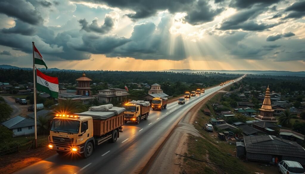 India-Myanmar relations and humanitarian aid importance