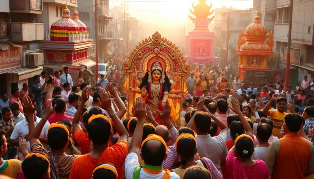 Kolkata Durga Puja celebration