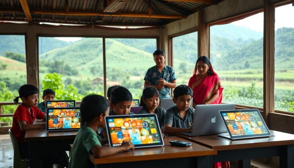 MindCraft platform in rural classrooms MindCraft platform in rural classrooms