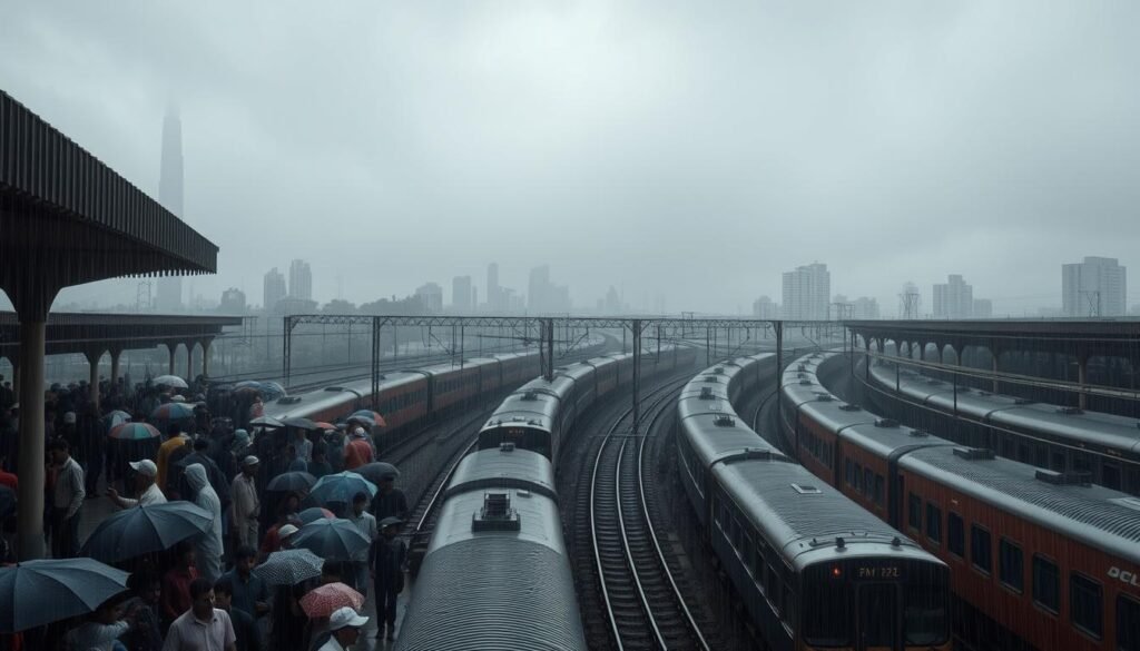 Mumbai rail network delays