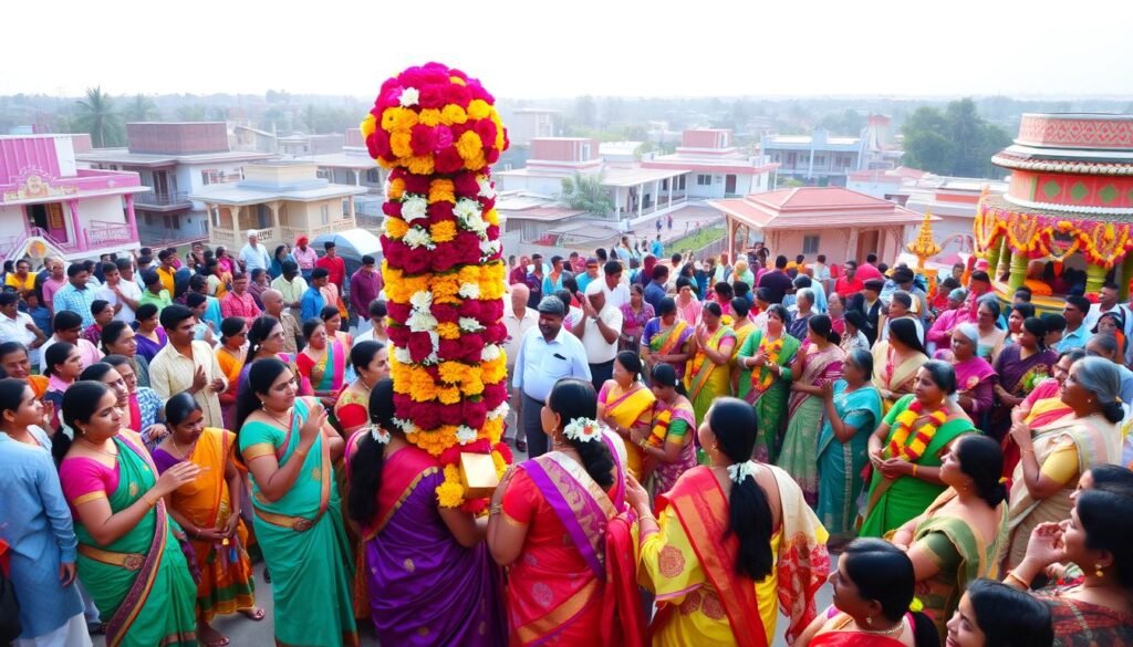community involvement in Bathukamma Festival community involvement in Bathukamma Festival