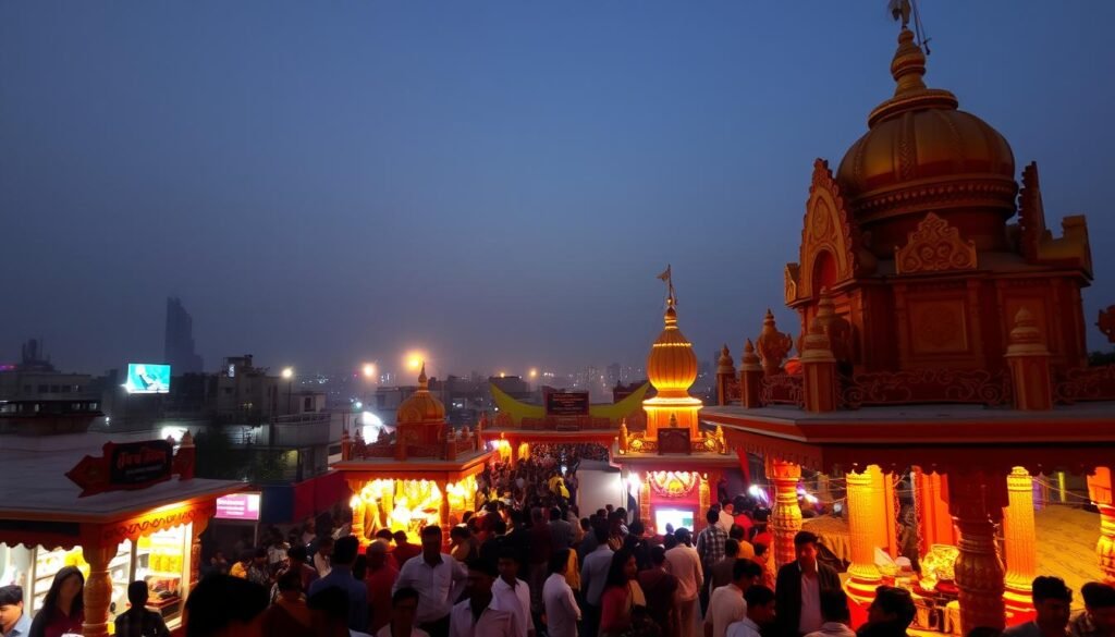 puja pandal electricity 2025