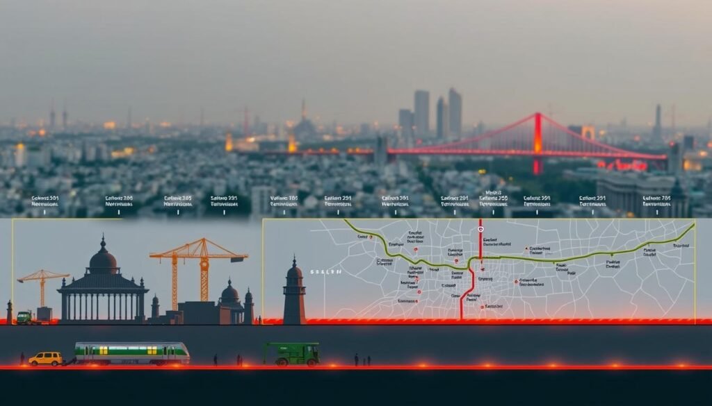 timeline of development