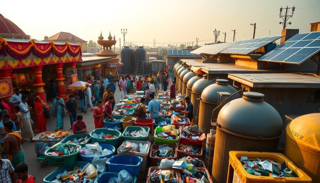 waste management strategies for sustainable festivals in India