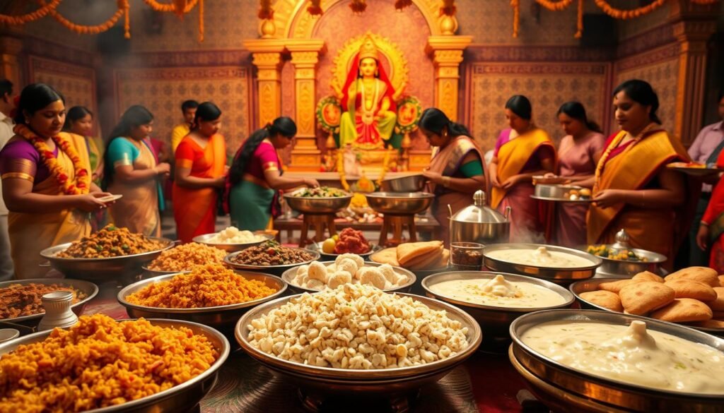 Bengali food traditions during Durga Puja
