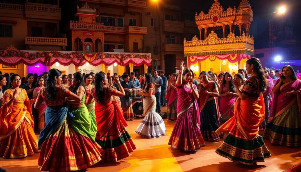 Garba music and dance form in Gujarati culture Garba music and dance form in Gujarati culture