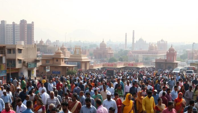 Indian population, census India, demographics, population growth, density
