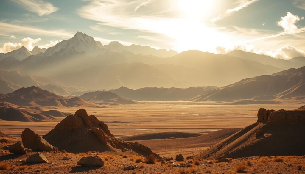 Ladakh geography showing mountain ranges and cold desert landscapes