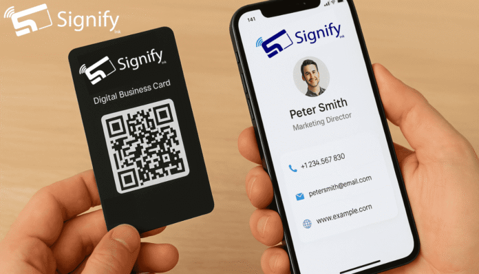 Digital Business Cards: India’s New Smart Handshake with Signify
