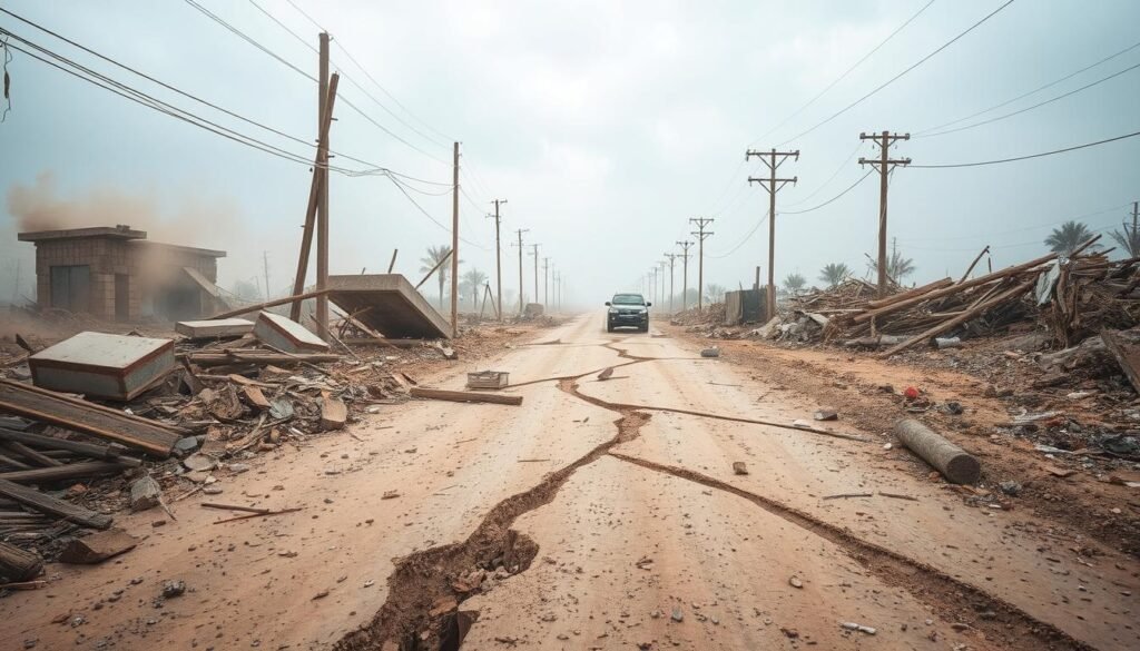 infrastructure damage