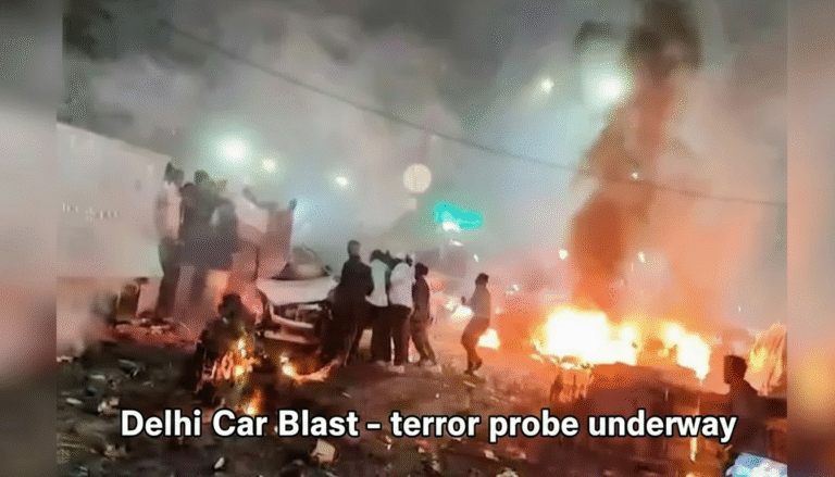 A car explosion near the Red Fort metro station in Delhi has killed at least 8 people and injured about 20.