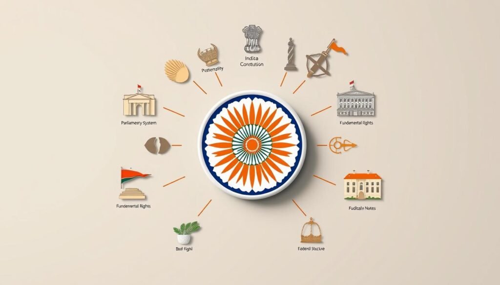 key features of Indian Constitution