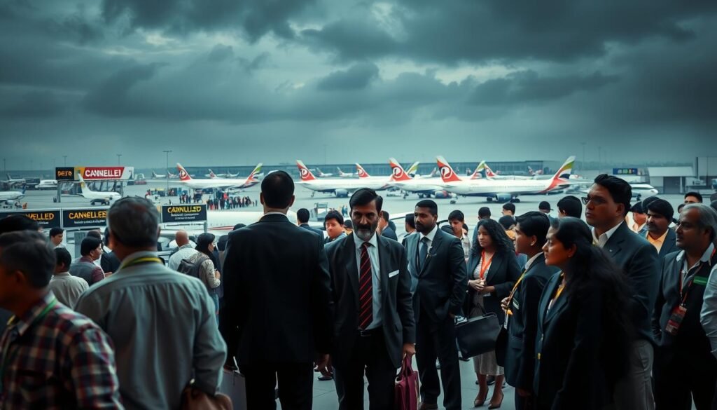 crew management airport disruptions India
