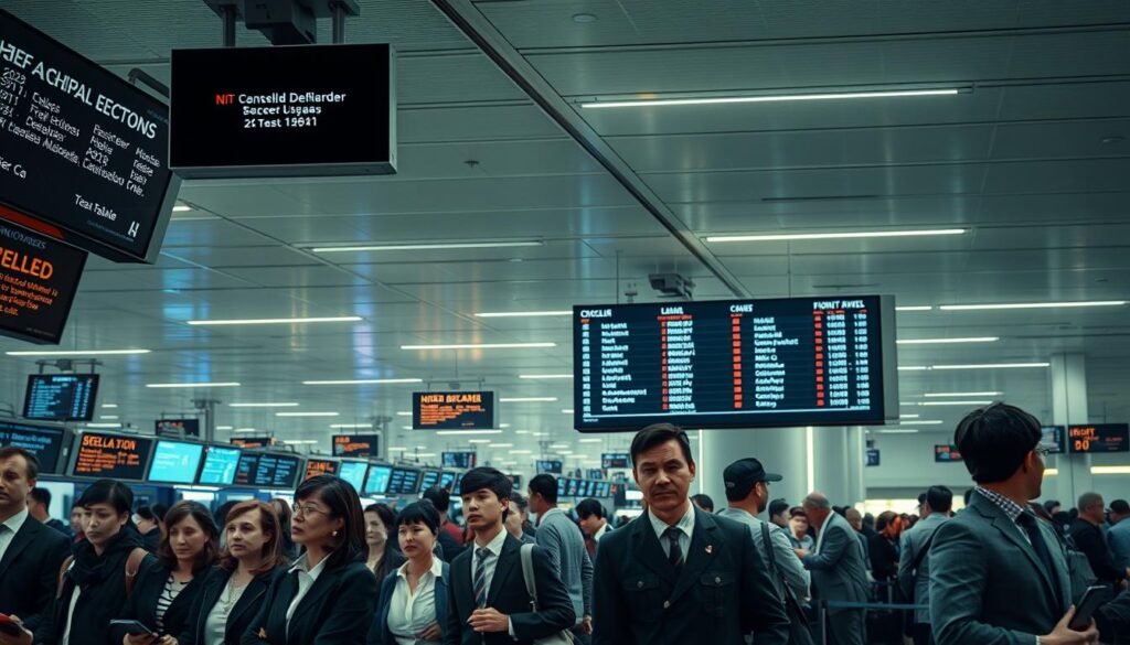 tech glitch airports