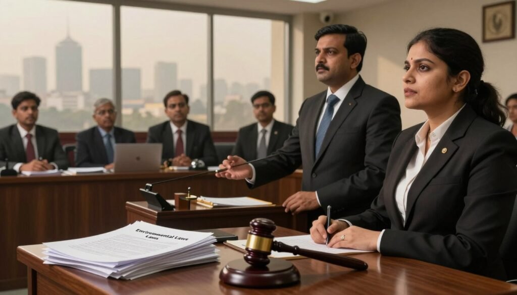 Environmental laws addressing air pollution in India