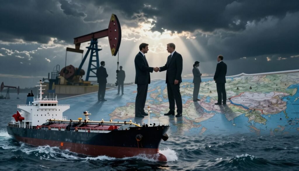 Russian crude oil deliveries and geopolitical tensions