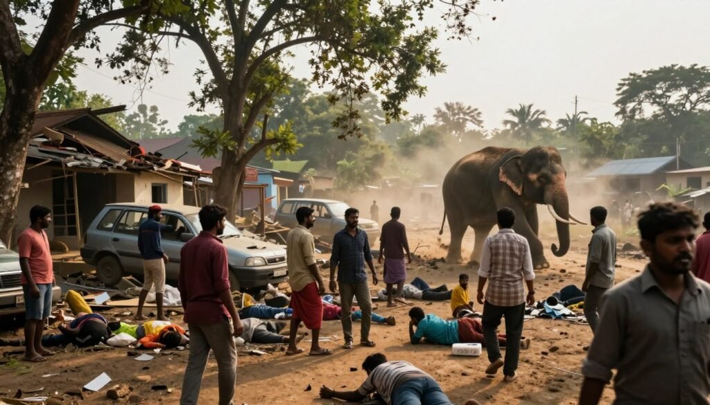 casualties inflicted by elephant