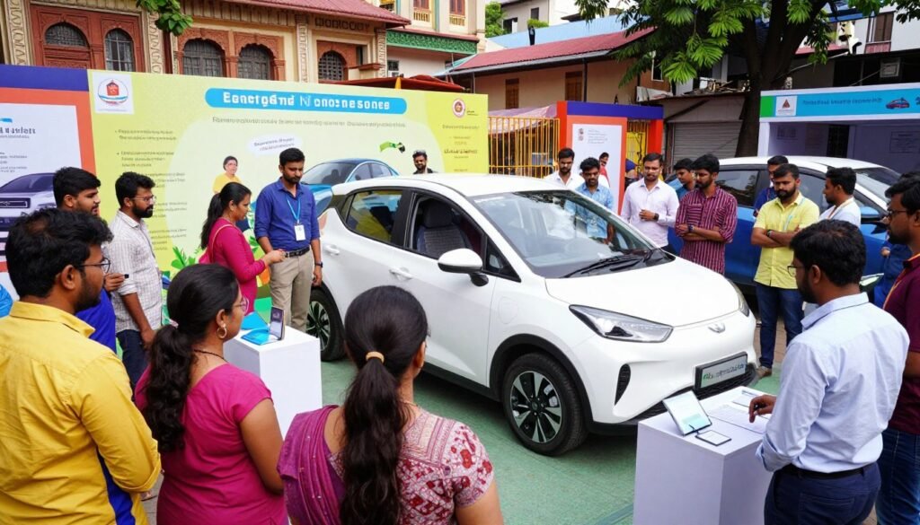 public engagement in India EV awareness campaigns