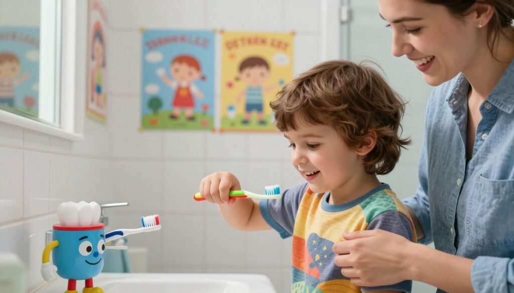 brushing techniques for young children
