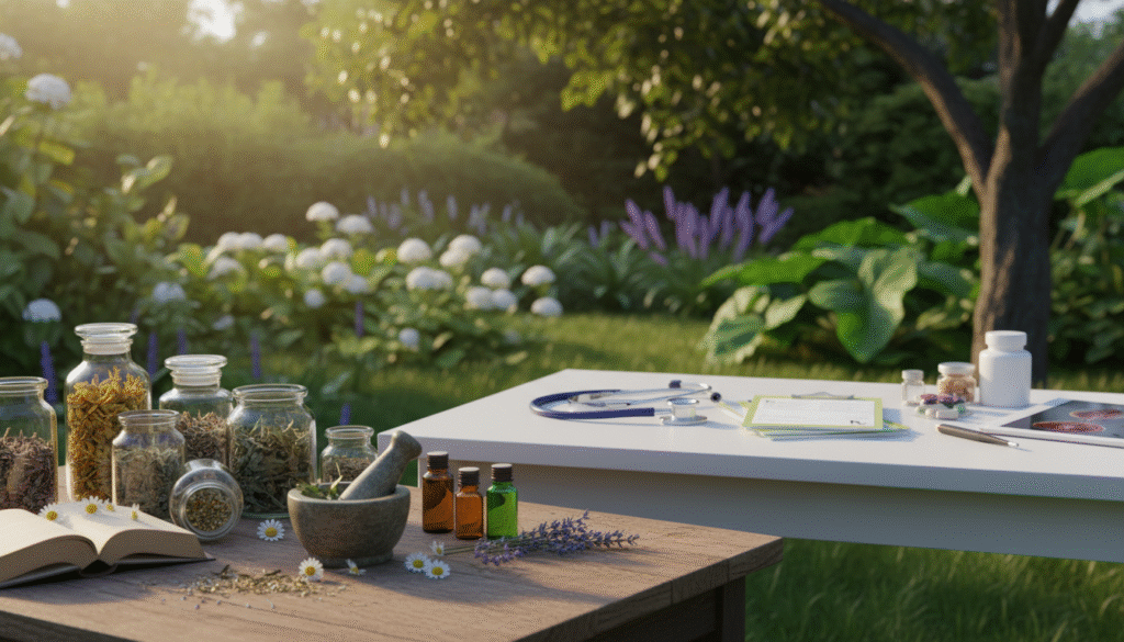 natural healing practices and allopathy differences