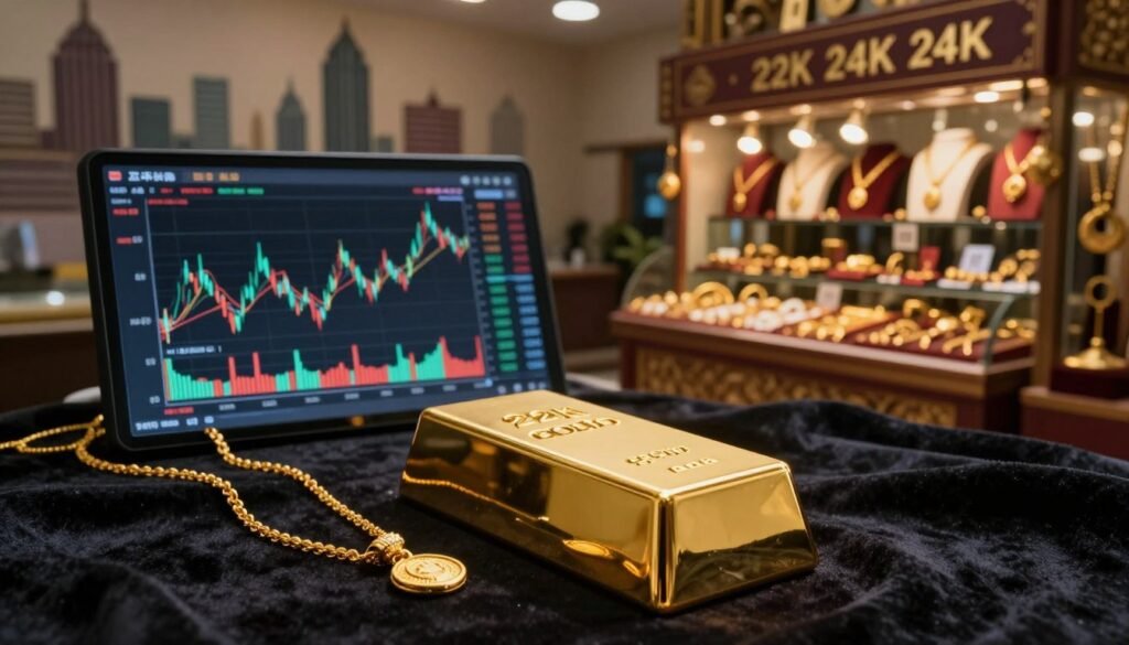 22K gold rate and 24K gold rate significance in investments