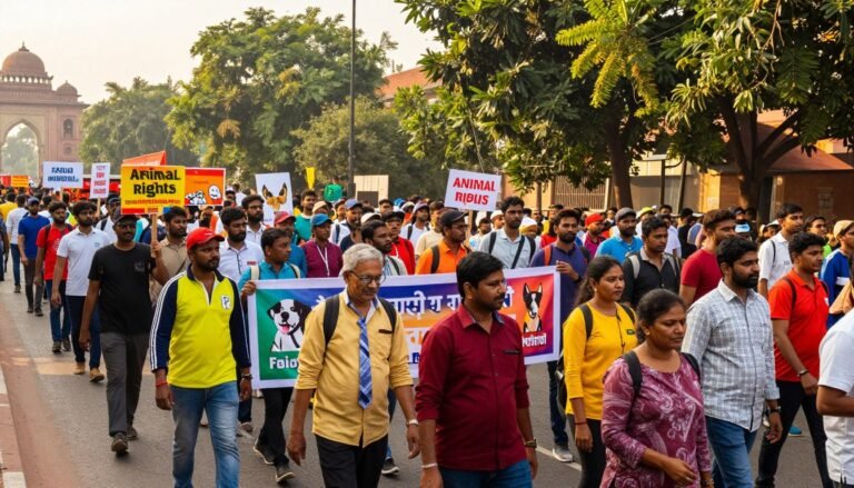 Animal Rights March Delhi