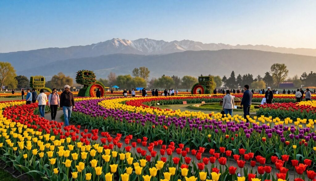 Srinagar tulip garden 2026 tourism impact