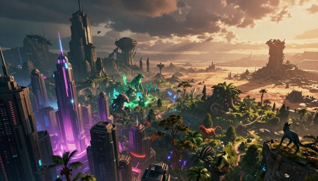 digital environments by genre