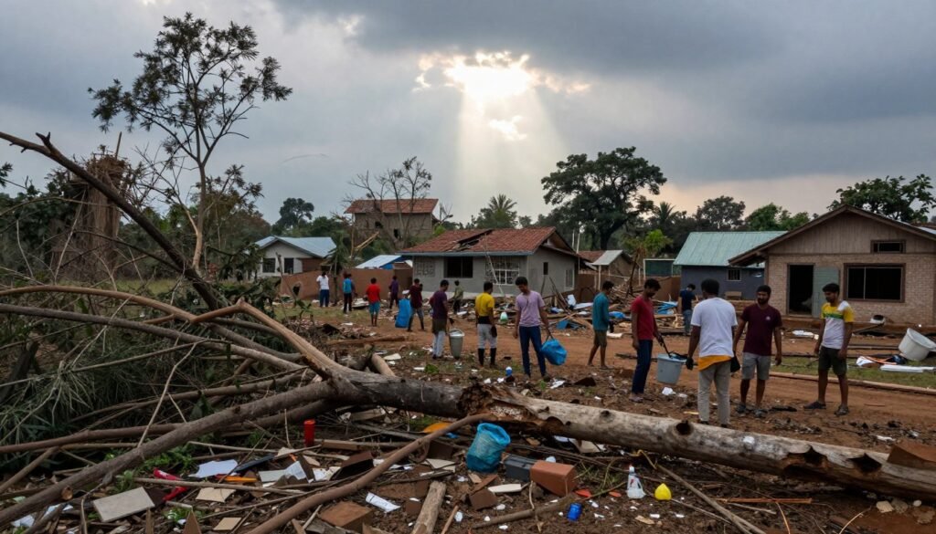 tornado damage Odisha