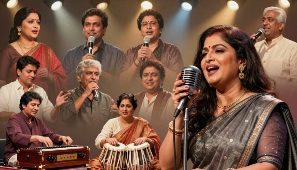 Asha Bhosle collaborations