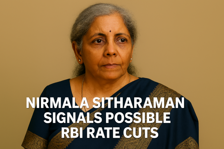 Nirmala Sitharaman Signals Possible RBI Rate Cuts